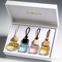 Diffuseur de parfum suspendu pour voiture, flacon vide réutilisable pour huiles essentielles, désodorisant, flacon de parfum pour la décoration du véhicule