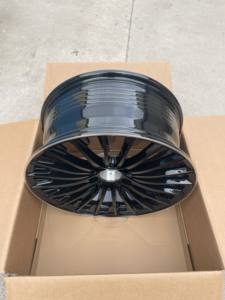 Cerchi in Lega Concavi 5x112 da 18 Pollici per Auto Flow Forming Nero con Bordo Lavorato per Mercedes Classe C/Classe E <span class=keywords><strong>W211</strong></span> W204 - Product Image 5