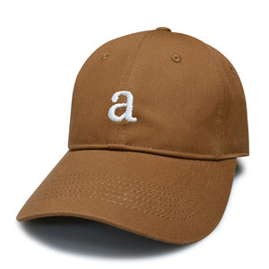Casquette de baseball unisexe en coton, style minimaliste, avec logo brodé 3D personnalisé bicolore et lettres alphabétiques, faible MOQ - Product Image 4