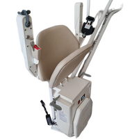 Nouveau fauteuil monte-escalier électrique sans obstacle en acier droit à moteur électrique 2024 pour personnes handicapées pour une utilisation à domicile ou à l'hôtel