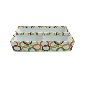 Özel ofis malzemeleri kağit kutu karton masaüstü masaüstü düzenleyici tepsi depolama tutucu masa düzenleyici