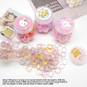 Elastici per bambini <span class=keywords><strong>accessori</strong></span> per capelli per ragazze grazioso bambino grande coreano ad alta elasticità facile da legare capelli corda per capelli - Product Image 2