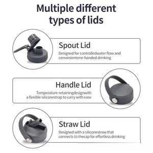 Botella de Agua Portátil <span class=keywords><strong>3</strong></span> en 1 para Mascotas, 32oz, Acero Inoxidable, con Recipiente para Comida, para Paseos al Aire Libre - Product Image 5