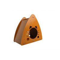 Vente en gros de griffoir multifonctionnel pour chats d'intérieur en bois