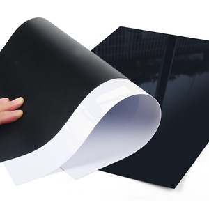 PVC-02 PVC <b>Sheet</b> 0.1mm-3mm Matte Black <b>White</b> Rigid <b>Plastic</b> Film For Advertising Printing - Product Image 1
