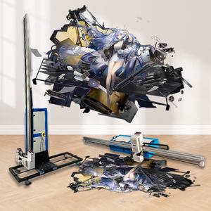 Impresora de Inyección de Tinta Directa XBH con Efecto 3D y Tinta UV para Arte en Paredes Verticales/Vidrio/Madera/Cerámica/Suelos, Máquina para Pintar Murales Publicitarios - Product Image 6