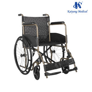 Moderne Handmatige Rolstoel, Rolstoeltrolley Opvouwbare Kleine Lichtgewicht Draagbare Ouderen, Duw Mobiliteitswagen Voor Gehandicapten - Product Image 4