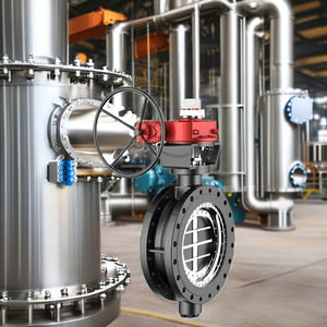 Chemical Type Double Flange <strong>Butterfly</strong> <strong>Valve</strong> Carbon Steel - Product Image 3