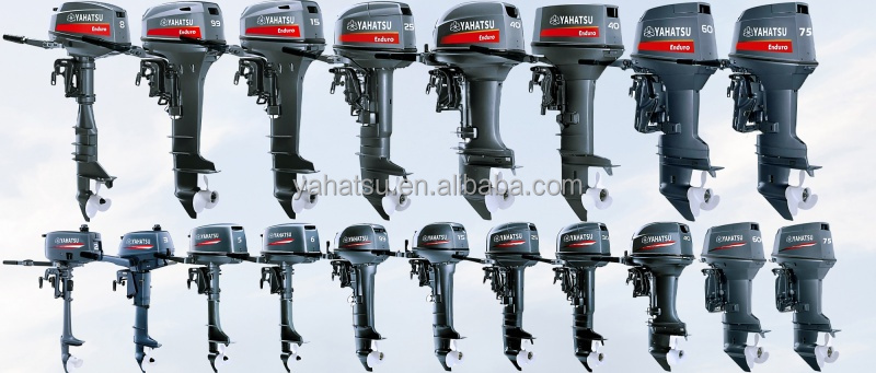 YAHATSU船外機2ストローク8hp船外機漁師用オリジナルYAMAHA