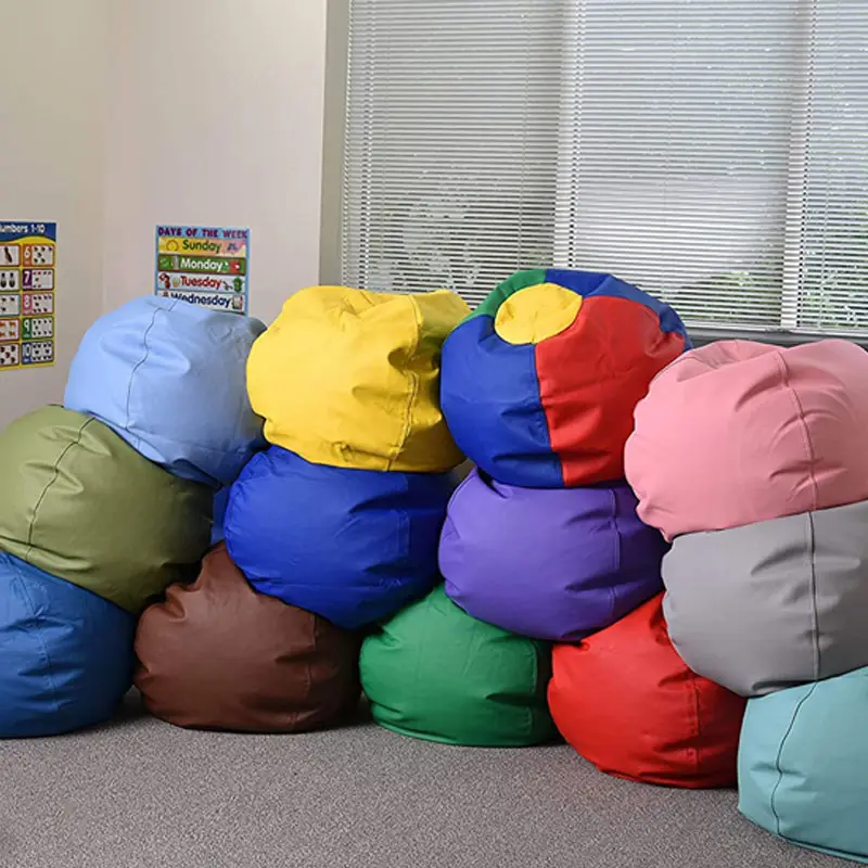 Wholesale Factory New Filled Foam Bean Bag Large Lazy Sofa Living Room Sofas Giant Bean Bag Chair