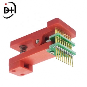 Sonda de prueba para PCB con abrazadera, para descarga y programación, 2.54mm, 9 pines simples - Product Image 3