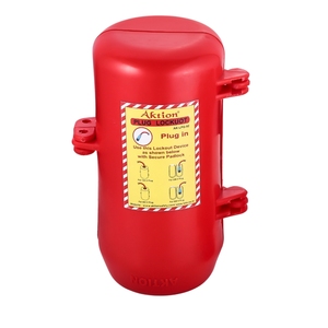 Mini Circuit Breaker Lockout Device with <b>Screw</b> for Single Pole MCB <b>Small</b> Curvature Knob Electrical Lockout Tagout Safety Tool - Product Image 1