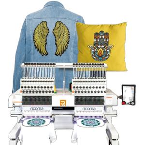 Máquina de bordado plana computarizada de alta velocidad de 4 cabezales Nueva condición con motor central y motor para industrias minoristas - Product Image 6