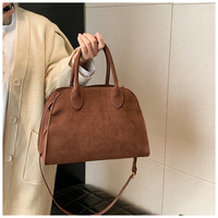 Sac fourre-tout en daim marron pour femme, collection automne, grande capacité, sac à bandoulière décontracté, sac de voyage surdimensionné, modèle 3226 H
