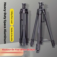 Trépied en alliage d'aluminium extensible, réglable, haute résistance, durable, avec niveau laser