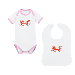Regalo di nascita: body per neonati + bavaglino con logo - Product Image 2