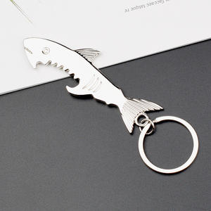 فتاحة بيرة معدنية على شكل قرش ، سلسلة مفاتيح ، هدايا ترويجية ، زجاجة - Product Image 2