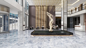 Carreaux de mur et de sol intérieurs en porcelaine polie brillante à texture marbrée moderne et élégante pour hôtel et <span class=keywords><strong>maison</strong></span> 900x1800 - Product Image 6