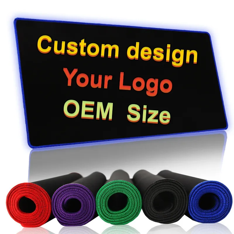 Fabrika fiyat özel hediyeler süblimasyon Mousepad büyük boy XXL kauçuk sümen boş ücretsiz örnek promosyon özel Logo Mouse Pad