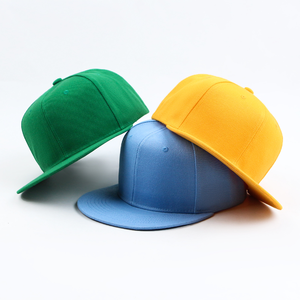 OEM Custom Logo Snapback Cap 6-Panel <b>Flat</b> Brim Cotton Embroidery Unisex Street Style Adult <b>Hat</b> - Product Image 4
