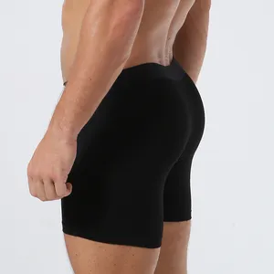 Service de conception de logo personnalisé homme boxer slips sous-vêtements solides pour hommes