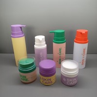Lot de Bouteilles Portables en Plastique Sans Air avec Logo Personnalisé, 30g 50g 150ml 200ml 250ml, Pompe à Vide pour Lotion, Crème Visage, Soins de la Peau