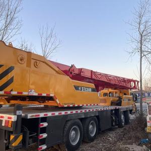 Grue Sany STC500 d'occasion de haute qualité, capacité de levage de 50 tonnes, hauteur de levage de 80 m, moteur en excellent état, prix bas - Product Image 6