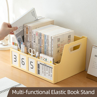 Support de livre multifonction A4, organisateur de bureau, boîte de rangement pour livres, porte-fichiers pour l'école, le bureau, la maison, les bureaux