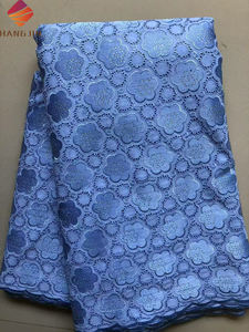 नाइजीरियाई कशीदाकारी स्विस फीता कपड़े अफ्रीकी स्विस <span class=keywords><strong>Voile</strong></span> 100% कपास फीता कपड़े महिलाओं की पोशाक के लिए - Product Image 3