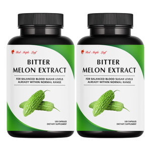 Bitter Melon Extract Capsules, Supports Healthy <strong>Blood</strong> Sugar Levels Already Within <strong>Normal</strong> <strong>Range</strong> - Product Image 1