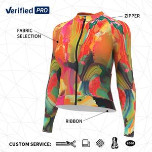 निजी लेबल महिला साइकिलिंग जर्सी निर्माता ग्रीष्मकालीन प्रो टीम डिजाइन बाइक शर्ट ओटम कस्टम सेवा - Product Image 2