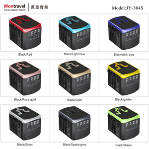 Wontravel más 4.6A salida adaptador <span class=keywords><strong>de</strong></span> viaje <span class=keywords><strong>de</strong></span> macho <span class=keywords><strong>de</strong></span> 4 USB cargador universal <span class=keywords><strong>de</strong></span> energía adaptador <span class=keywords><strong>de</strong></span> enchufe - Product Image 6