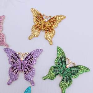 Full Diamond Luxury butterfly Charms love Shoes scarpe fiore DIY Flatback Luxury Designer decorazione per cianfrusaglie - Product Image 1