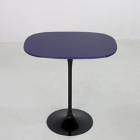 Belle table basse avec une base ronde table à thé pour la maison table d'appoint en lave émaillée