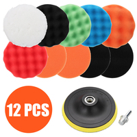 Werkzeug teile 12 teile/satz Auto Occus Soft Polier pad Poliers cheibe Disc Beauty Waxing Tool zum Polieren von vertieften Bereichen
