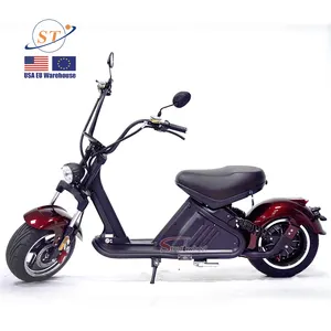 שומן צמיג חשמלי אופני מפתן חינם 3000w M2 citycoco חשמלי קטנוע עם אחורי אחסון תיבת 60V 40AH אופנועים