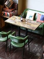 Nouvelle Arrivée Vente Chaude Vintage Café Restaurant Meubles Tables et Chaises Salle À Manger Chaise et Tables pour Restaurant Canapé Style Rétro