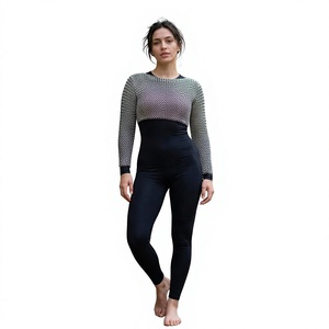เสื้อเกราะเหล็กถักแบบโบราณ แขนยาว งานเชื่อมโลหะด้วยเทคนิคโบราณ - Product Image 3