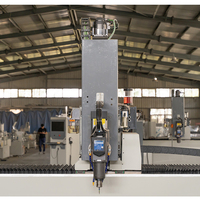 Yüksek Hızlı CNC Profil Delme Freze Makinesi, 6 Takımlı Magazinli
