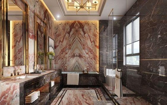 SH STONE天然石エキゾチック大理石スラブアラベスカトOrobicoロッソ