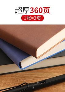 Wholesale Spiral <b>A4</b> PU Leather Notebooks School Supplies Journal <b>Notepads</b> with Diary Cover Stylish Stationery Gift Customizable - Product Image 3
