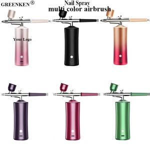 Appareil d'injection d'oxygène à dégradé aérographe, beauté, hydratation, <span class=keywords><strong>essence</strong></span> importée, ensemble de vaporisateur nano portatif - Product Image 1