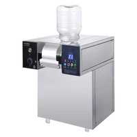 Machine à glace pilée Buddy 160-200kg/24h, machine à glace commerciale automatique pour la restauration avec affichage numérique, prise EU 220V monophasée