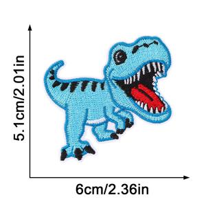 NEW Iron on Children's Eco-Friendly Embroidered Happy Birthday Cute <b>Dinosaur</b> Patch - Product Image 4