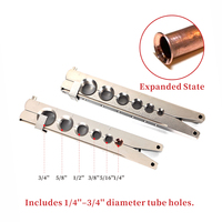 Kit d'outils de sertissage pour conduites de frein de 3/16 à 3/4 pouces, pour tubes en cuivre, aluminium, acier doux et laiton
