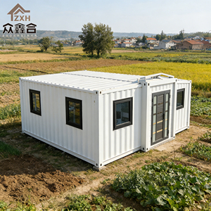 Casa Container Espandibile Prefabbricata Modulare Pieghevole da 20ft 30ft 40ft con 2, 3 o 4 Camere da Letto e Soggiorni - Soluzione Abitativa Flat-Pack - Product Image 1