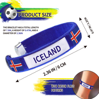 Bracelets tissés d'Islande pour encourager les événements sportifs et produits dérivés
