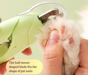 Stainless Steel Pet Nail Clippers with LED Bloodline <b>Light</b> & Nail Grinder Professional Safe Grooming Trimmer for <b>Dogs</b> & Cats - Product Image 3