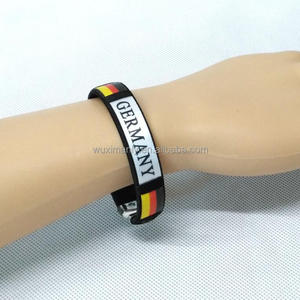 Quốc gia Đức cờ <span class=keywords><strong>d</strong></span>ệt vòng đeo tay hàng đầu 32 quốc gia Châu Âu bóng đá cup người hâm mộ <span class=keywords><strong>d</strong></span>ây đeo cổ tay thời trang có cổ - Product Image 3