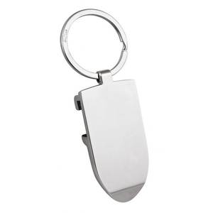 Porte-clés décapsuleur tendance avec logo personnalisé, impression offset et UV, en acier inoxydable et alliage - Product Image 1